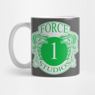 Force 1 Studios Kelly Green & Grey Line Mug